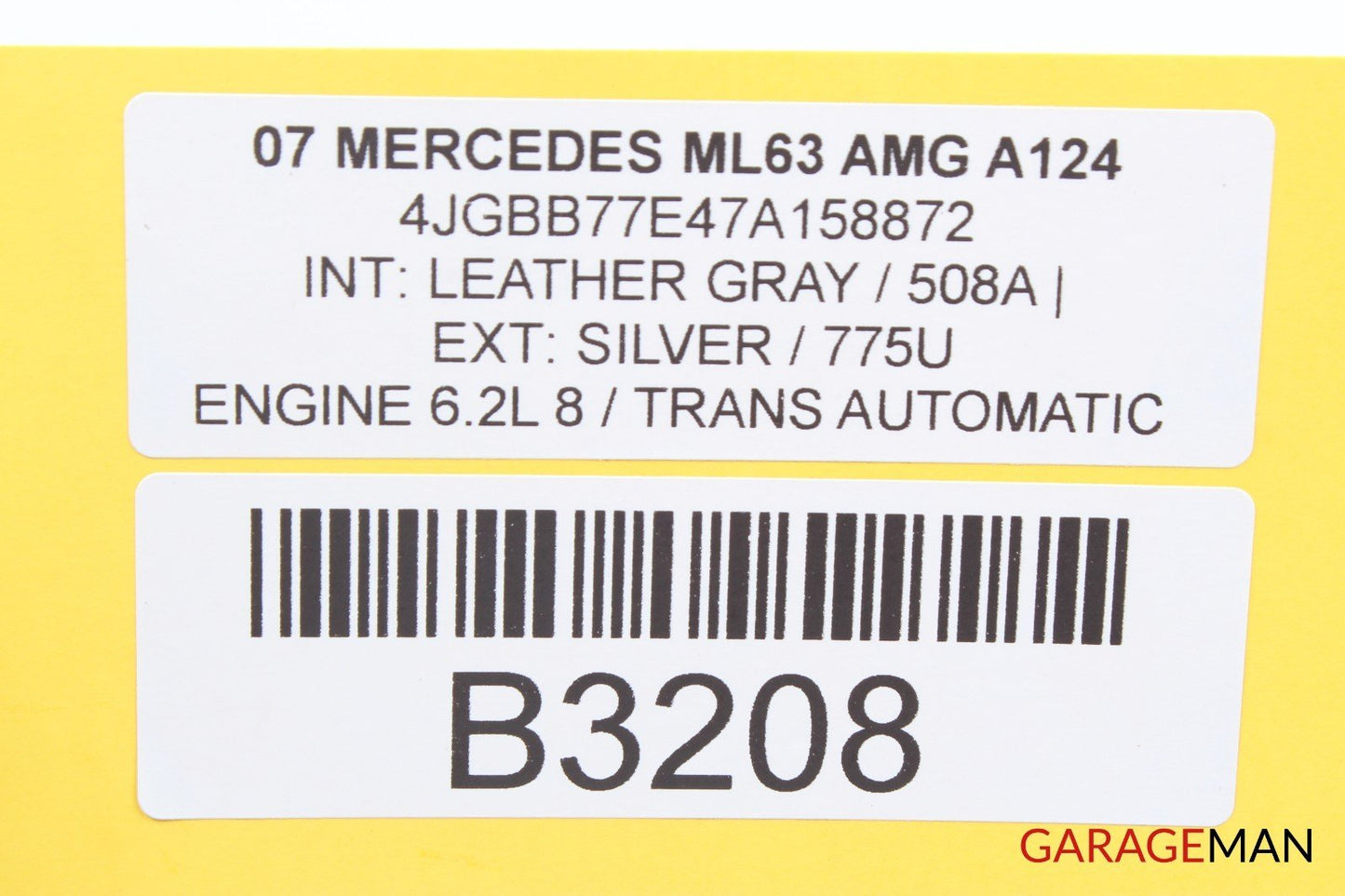 06-09 Mercedes W164 ML63 AMG R350 GL550 Yaw Turn Rate Sensor 0045423818 OEM