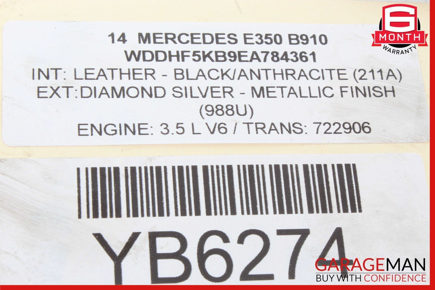 10-16 Mercedes W212 E350 CLS400 Front Right Side Top Upper Control Arm RWD OEM