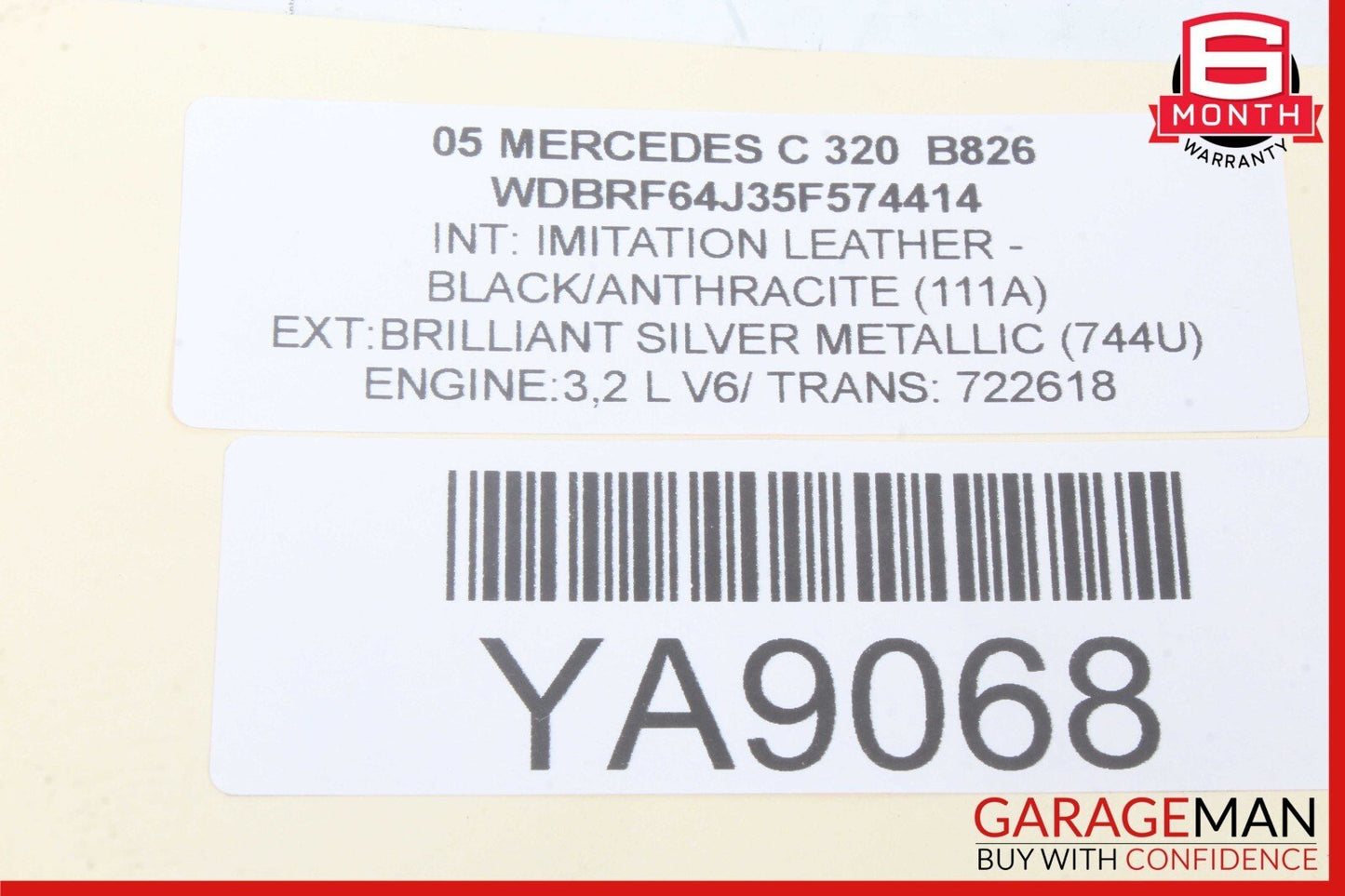 01-07 Mercedes W203 C320 C230 Rear Right Passenger Side Upper Control Arm OEM