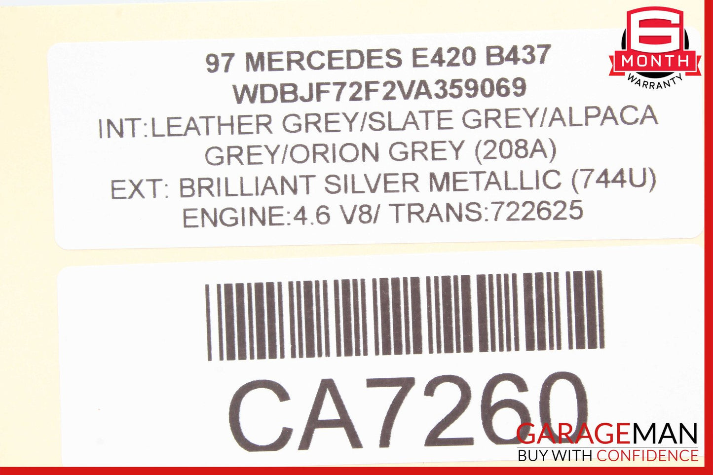 96-99 Mercedes W210 E420 E430 Telephone Phone Control Module SUN1966BB OEM