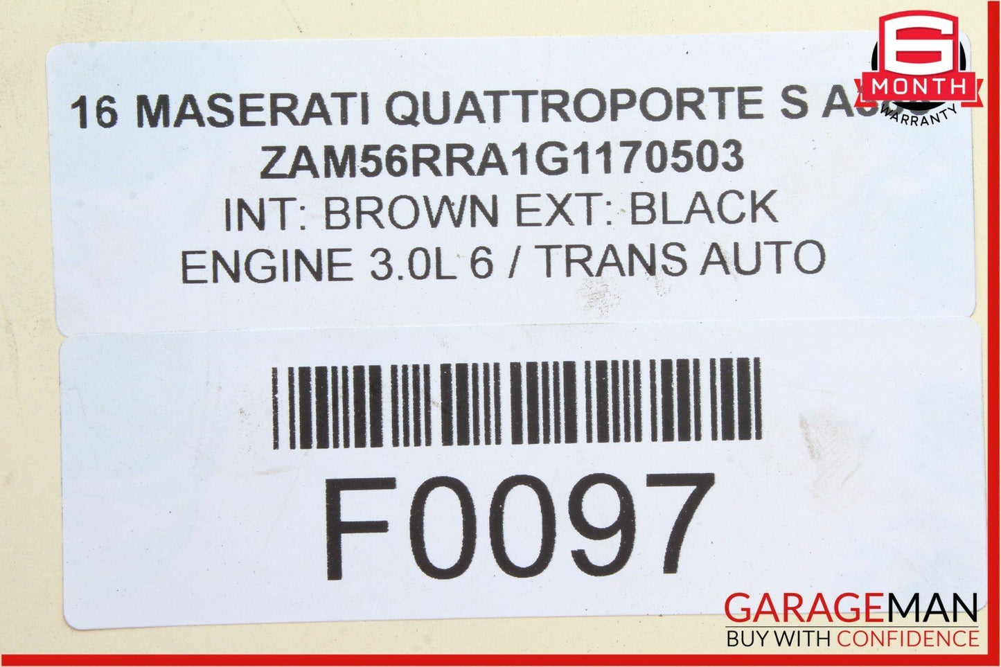 14-18 Maserati Quattroporte S Rear Right & Left Suspension Coil Spring Absorber