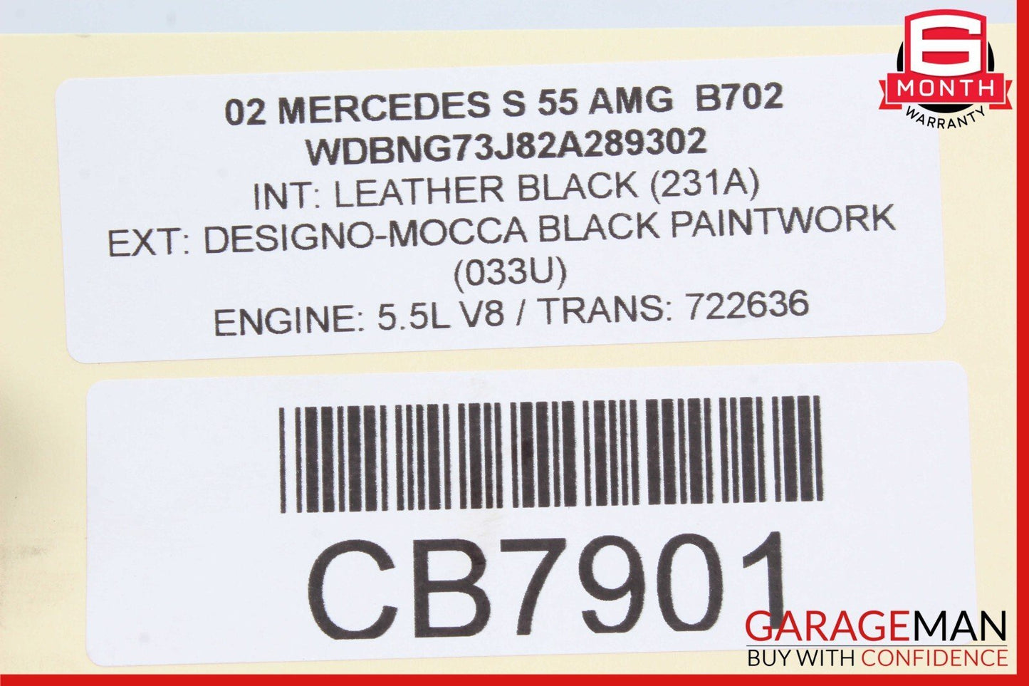00-06 Mercedes CL55 S55 CLK55 AMG Voice Command Control Module 2208202185 OEM