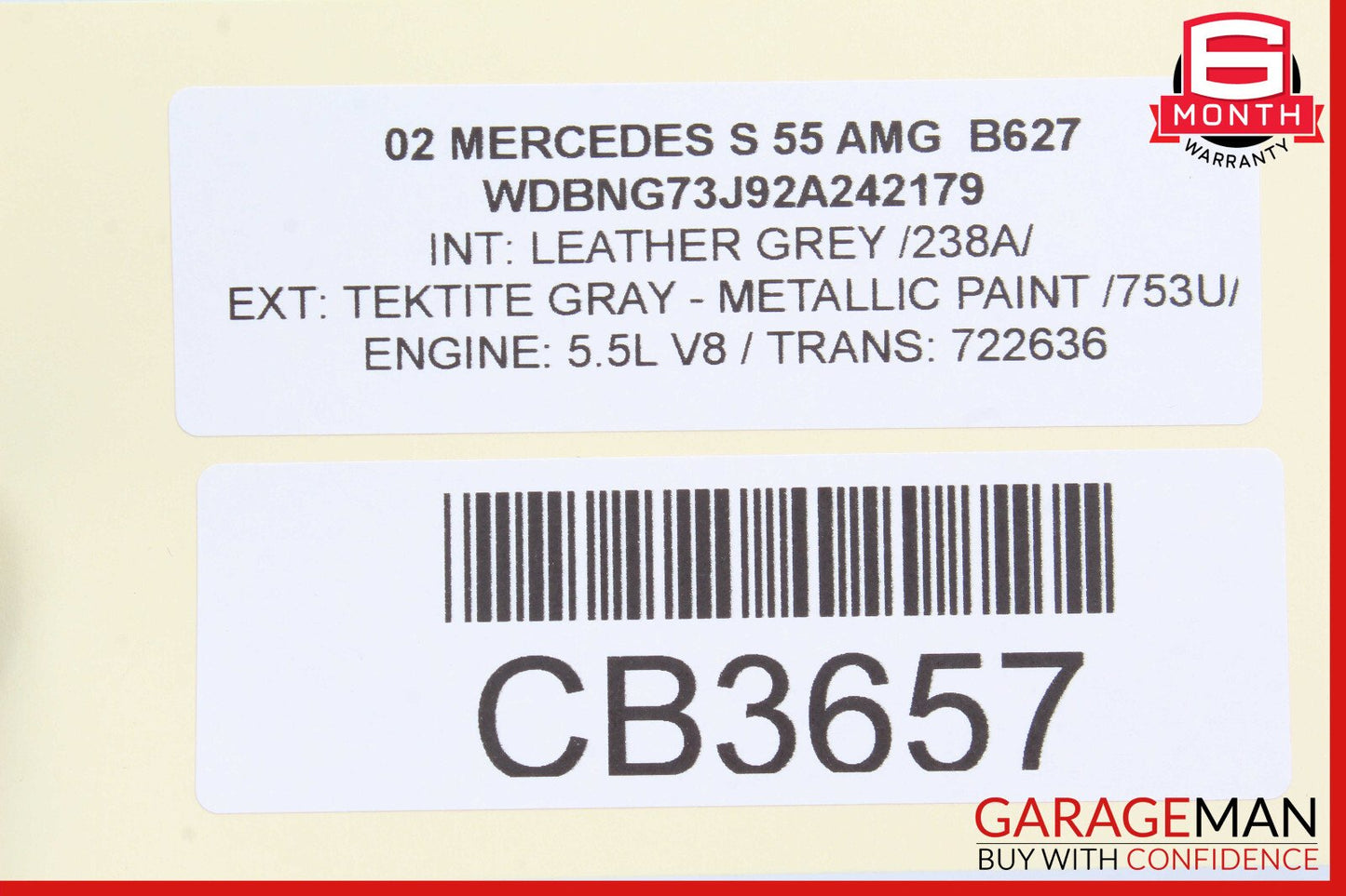 00-06 Mercedes W220 S55 CL55 AMG Park Assist Parktronic Control Module Unit OEM