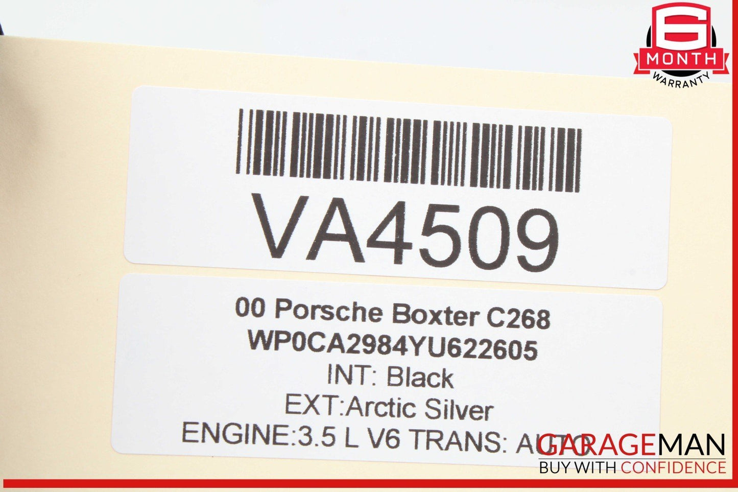 97-05 Porsche Boxster 986 Rear Left or Right Side Lower Control Arm Track OEM