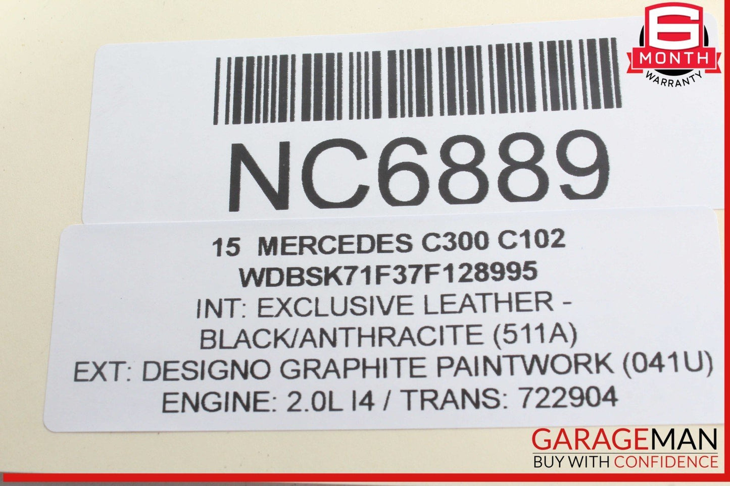 15-20 Mercedes W205 C300 GLC43 Front Right Side Seat Control Switch Module OEM