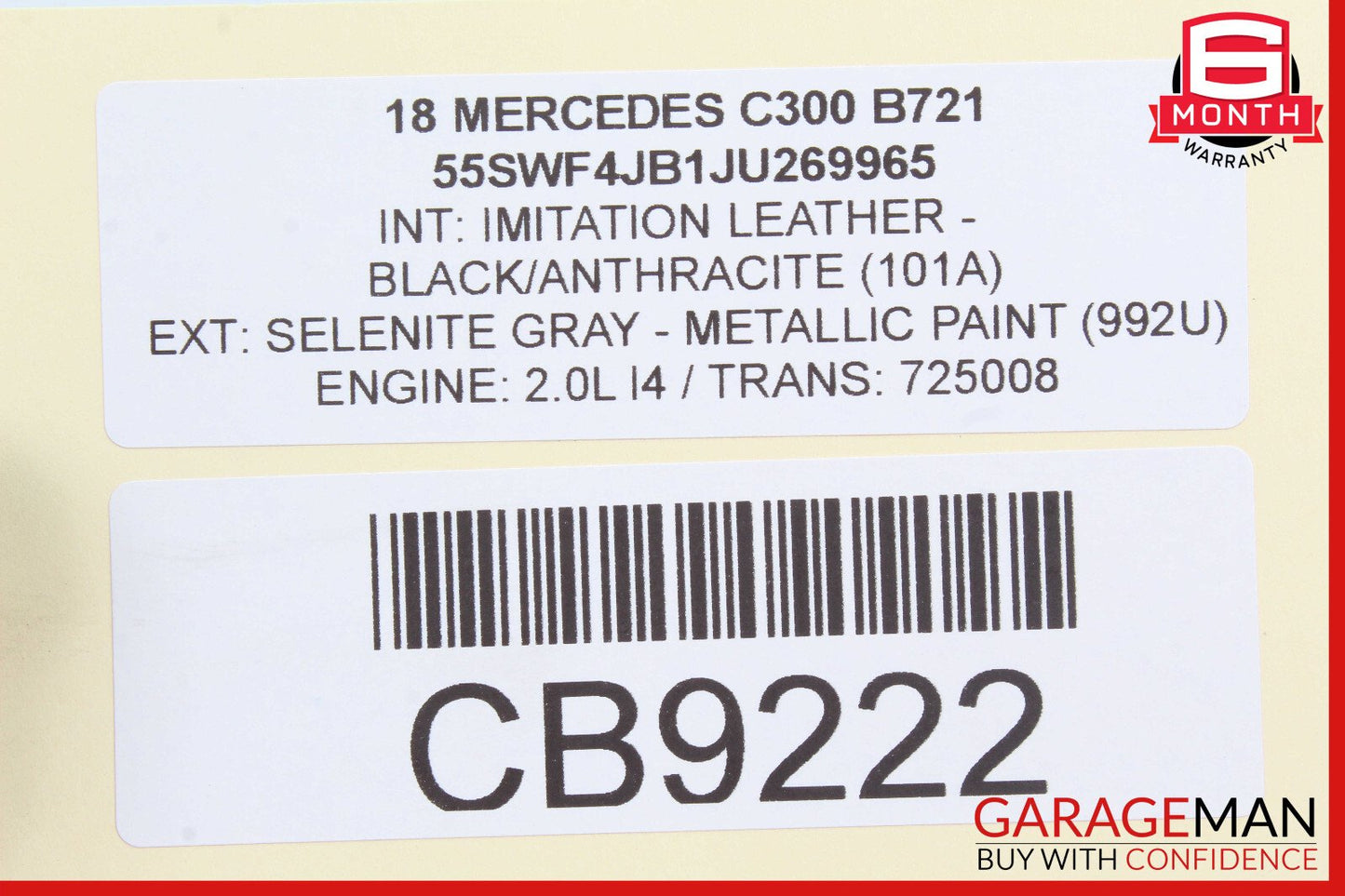 15-20 Mercedes W205 C300 ABS Anti Lock Brake Pump Control Module Unit OEM
