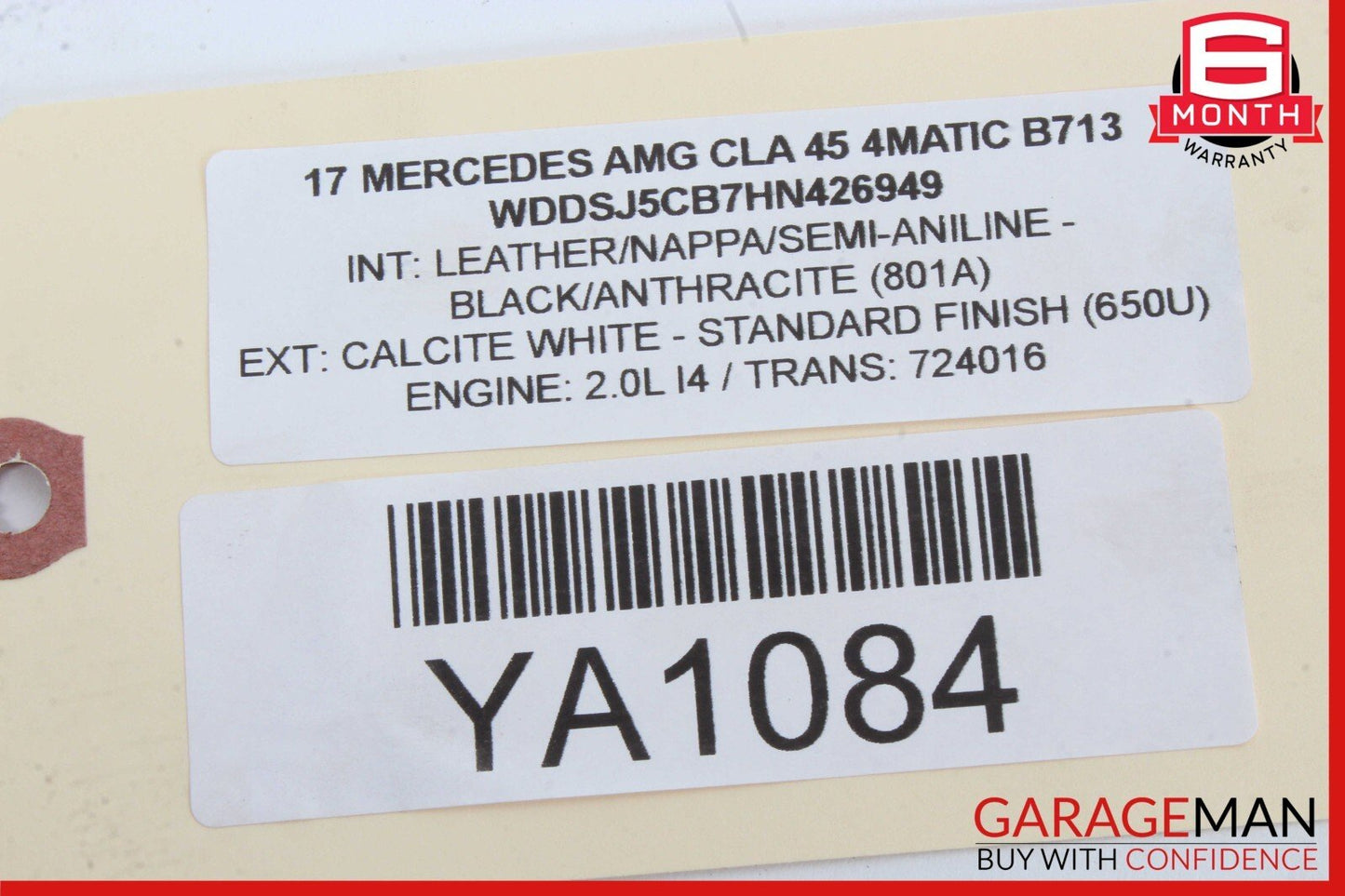 12-20 Mercedes W117 CLA45 AMG GL450 Parking Brake Release Handle 2469050451 OEM