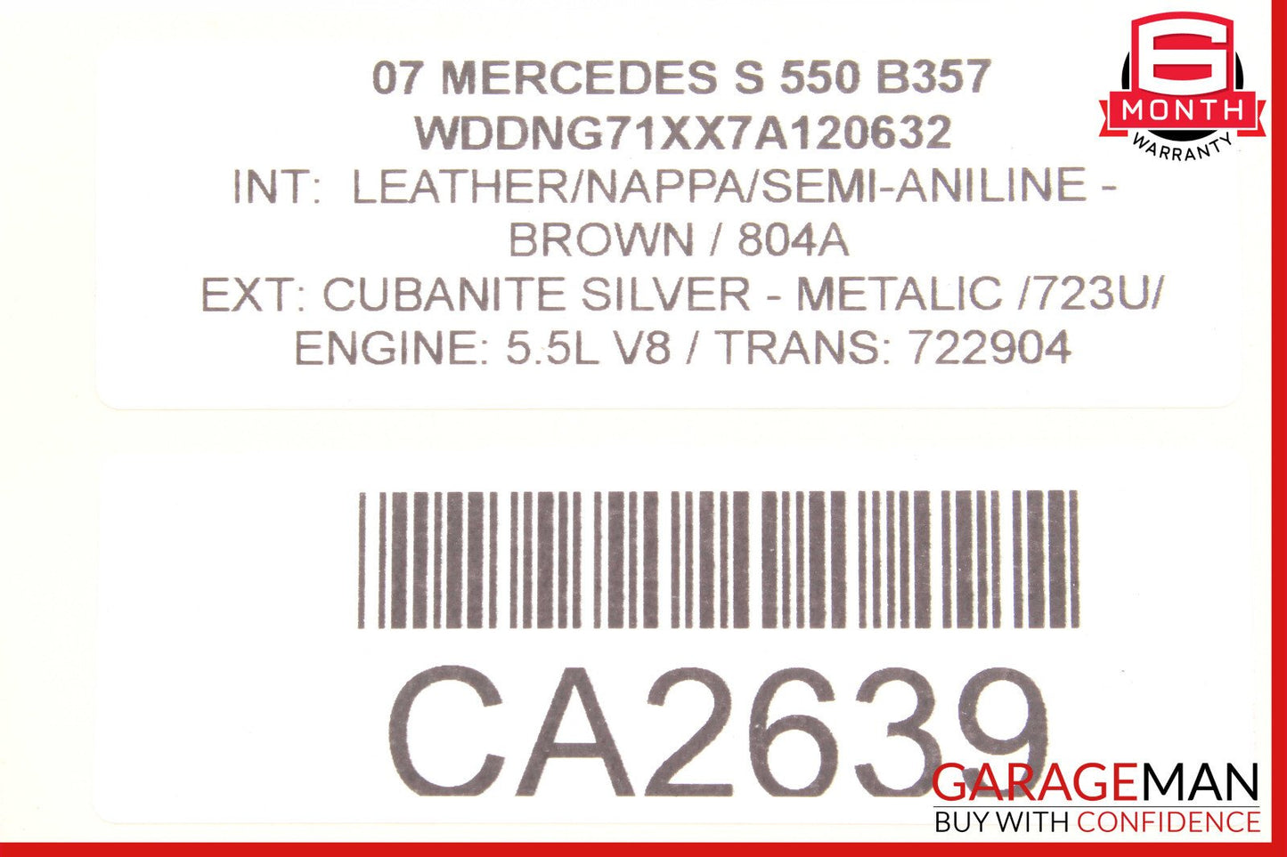 07-13 Mercedes W221 S550 S63 Front Left Driver Side Under Seat Control Unit OEM