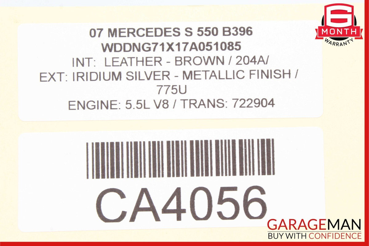 2007 Mercedes W221 S550 Alpine VPA-B211A Vehicle HUB OEM
