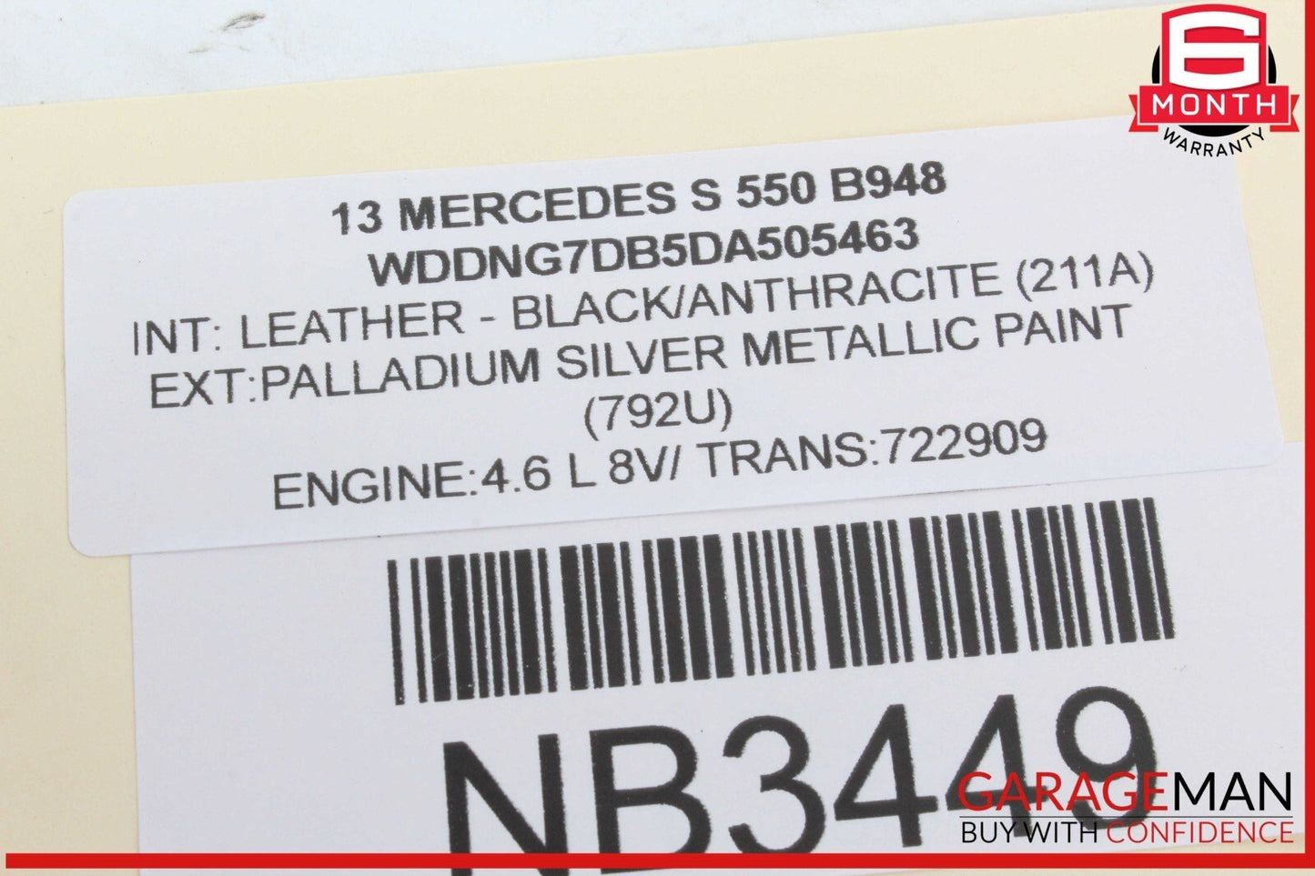 07-13 Mercedes W221 S550 S350 S63 Front Right Door Control Module 2219006304 OEM