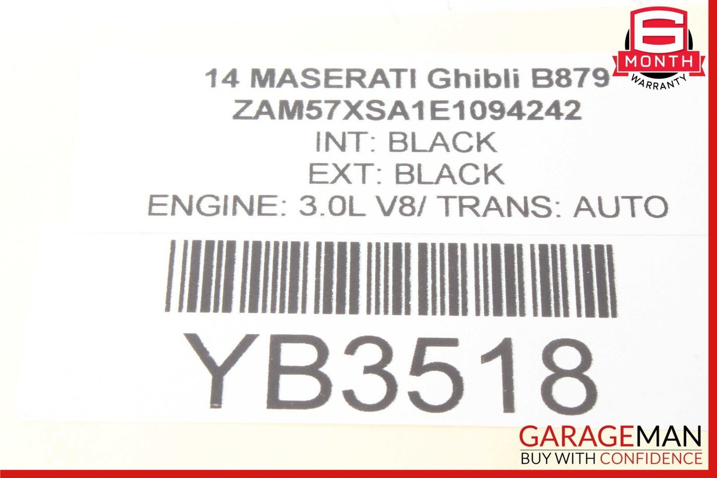 14-17 Maserati Ghibli Dash Headlight Lamp Control w/ Dimmer Switch 670019822
