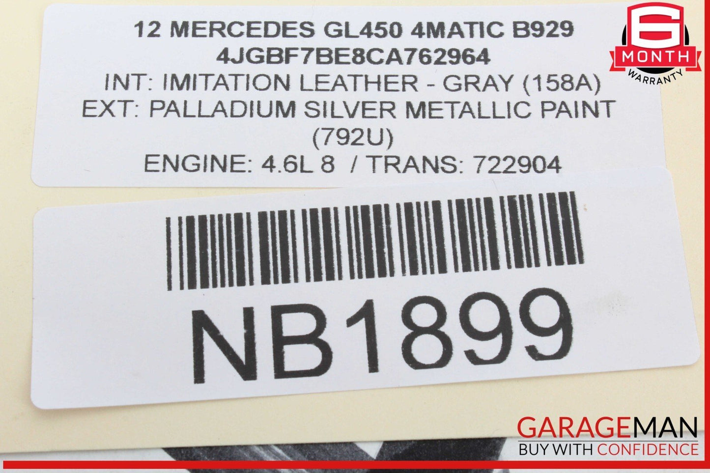 03-12 Mercedes GL450 X166 Front Left Seat Control Module 2118700526 OEM