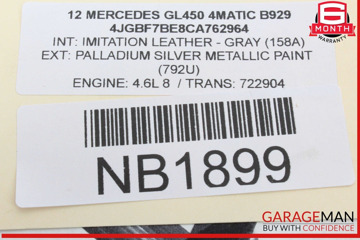 03-12 Mercedes GL450 X166 Front Left Seat Control Module 2118700526 OEM