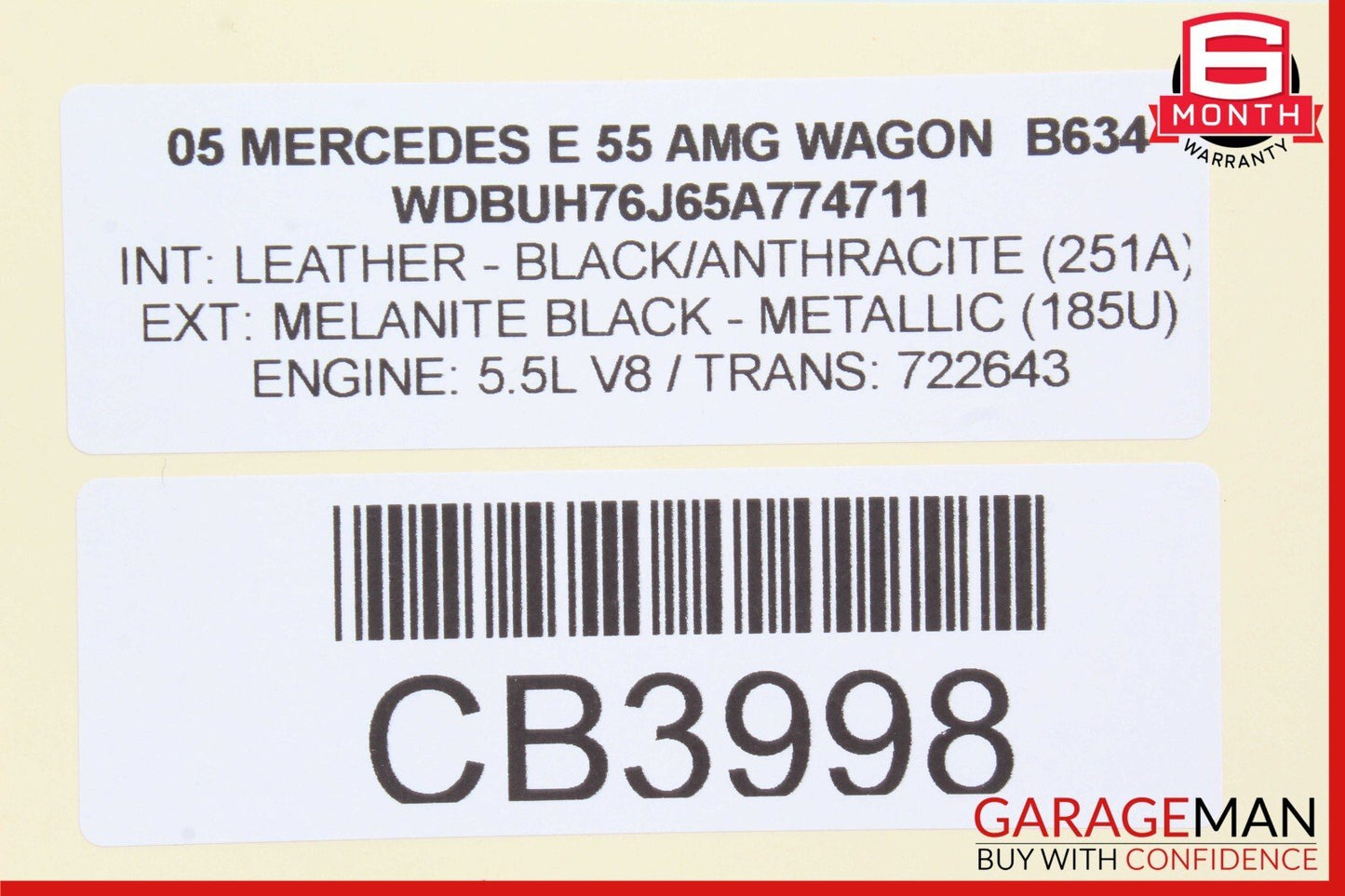 03-09 Mercedes W211 E350 E320 E63 AMG Front Left Side Door Control Module Unit