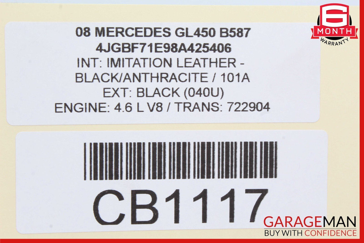 03-12 Mercedes GL450 ML350 CLS500 CLS63 AMG Front Right Seat Control Module