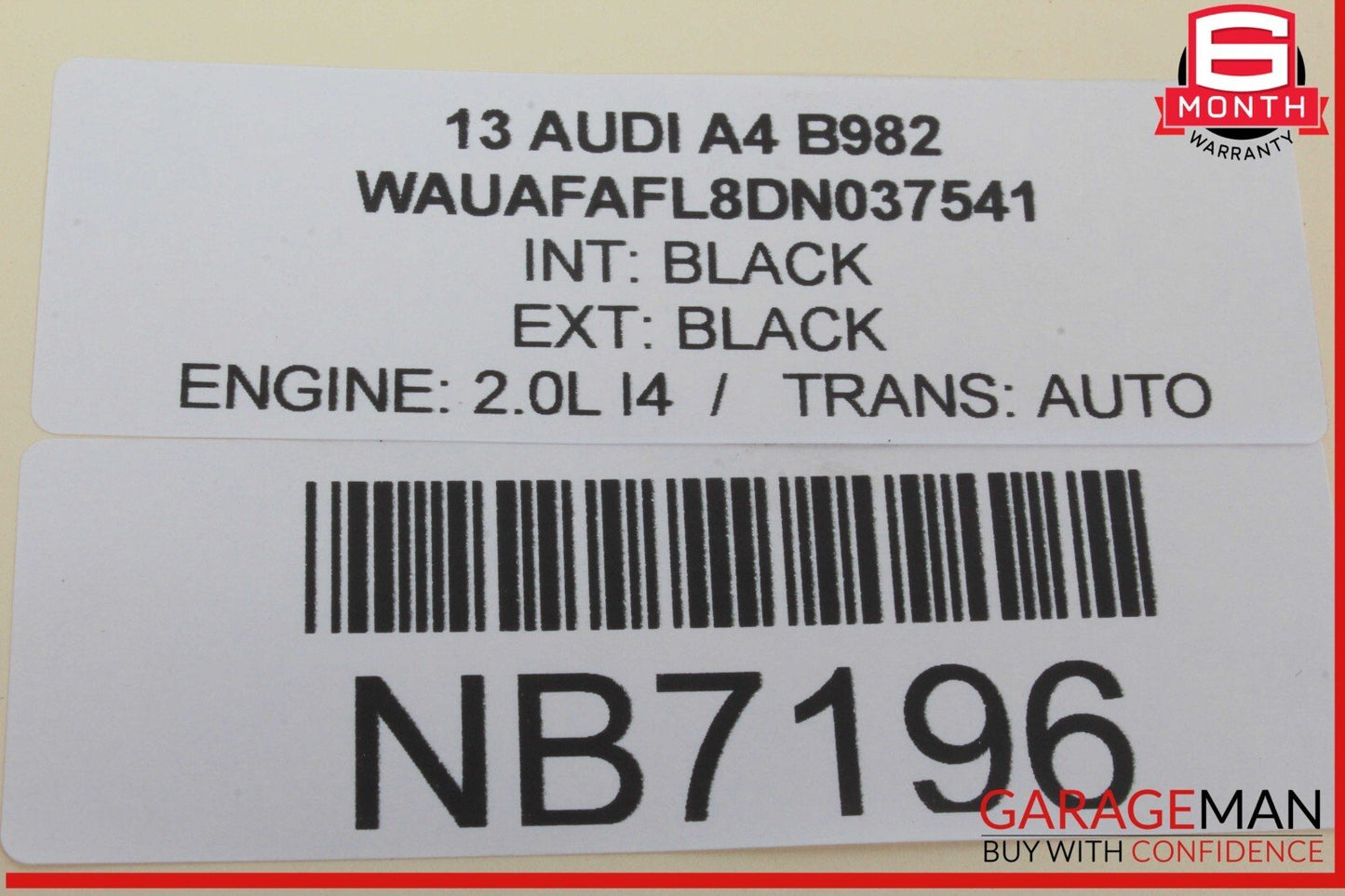 09-16 Audi A4 Front Left Driver Side Window Regulator Motor 8K0959801A OEM