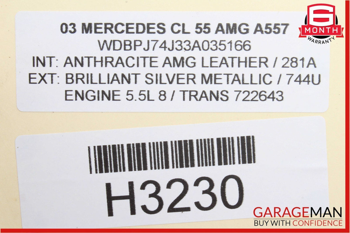 01-07 Mercedes W203 C230 C240 Front Left Side Door Controller Module