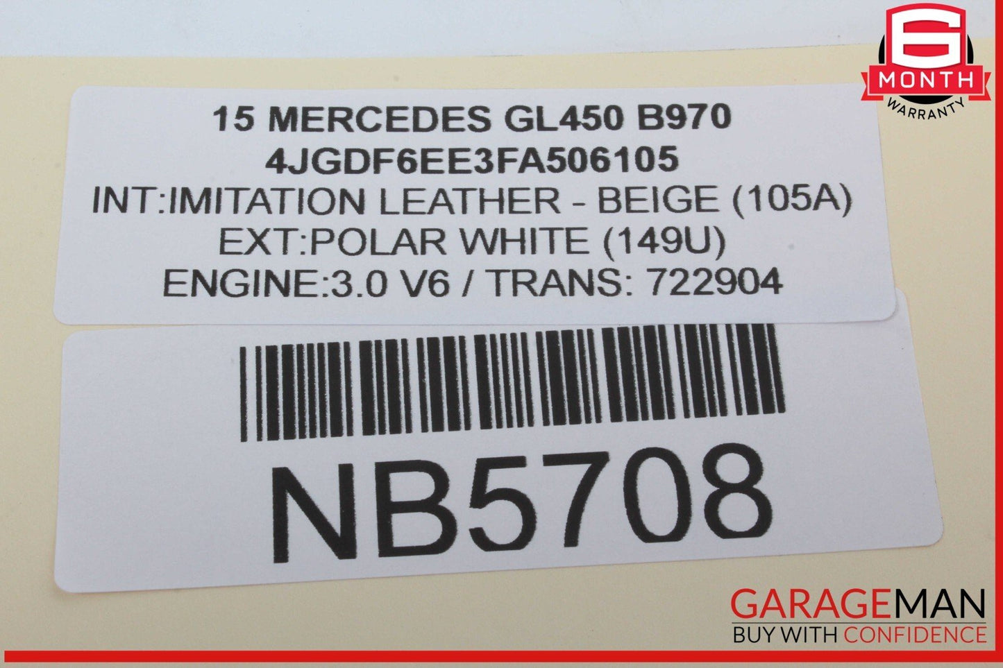 13-19 Mercedes X166 GL450 GLS550 Rear SAM Module Control Unit Signal Acquisition