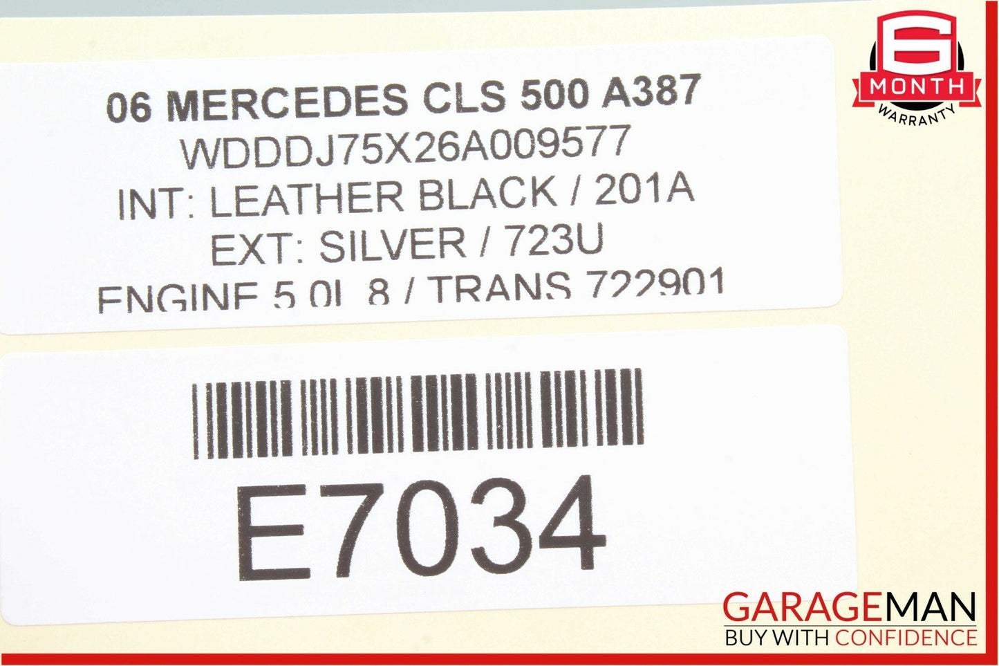 06-11 Mercedes CLS500 CLS55 AMG Trunk Lid Lock Remote Release Control Module OEM