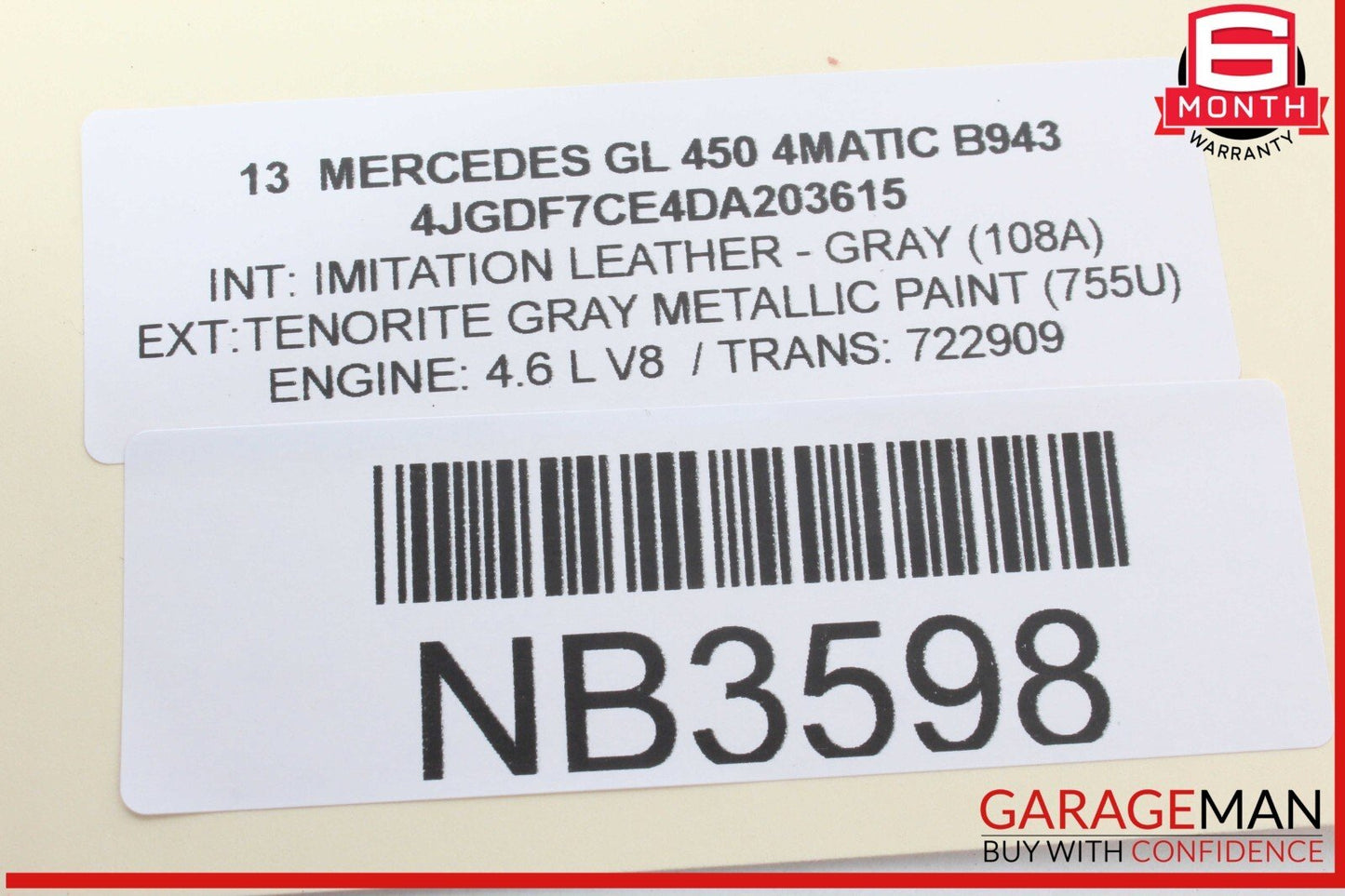 12-19 Mercedes X166 GL450 4MATIC Front Right Side Door Control Module Unit