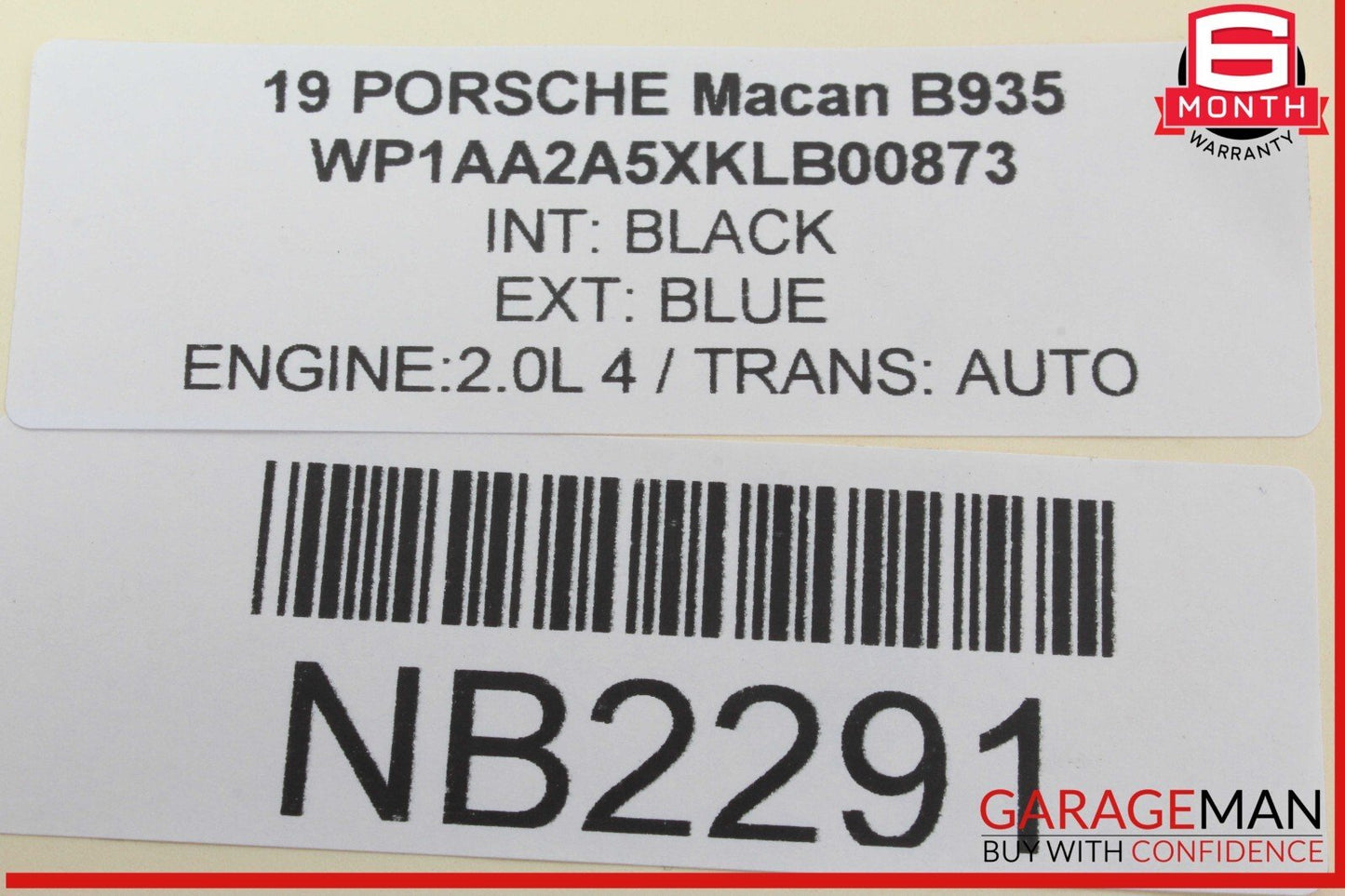 15-24 Porsche Macan Front Right Side Door Control Module 4H0959792S OEM