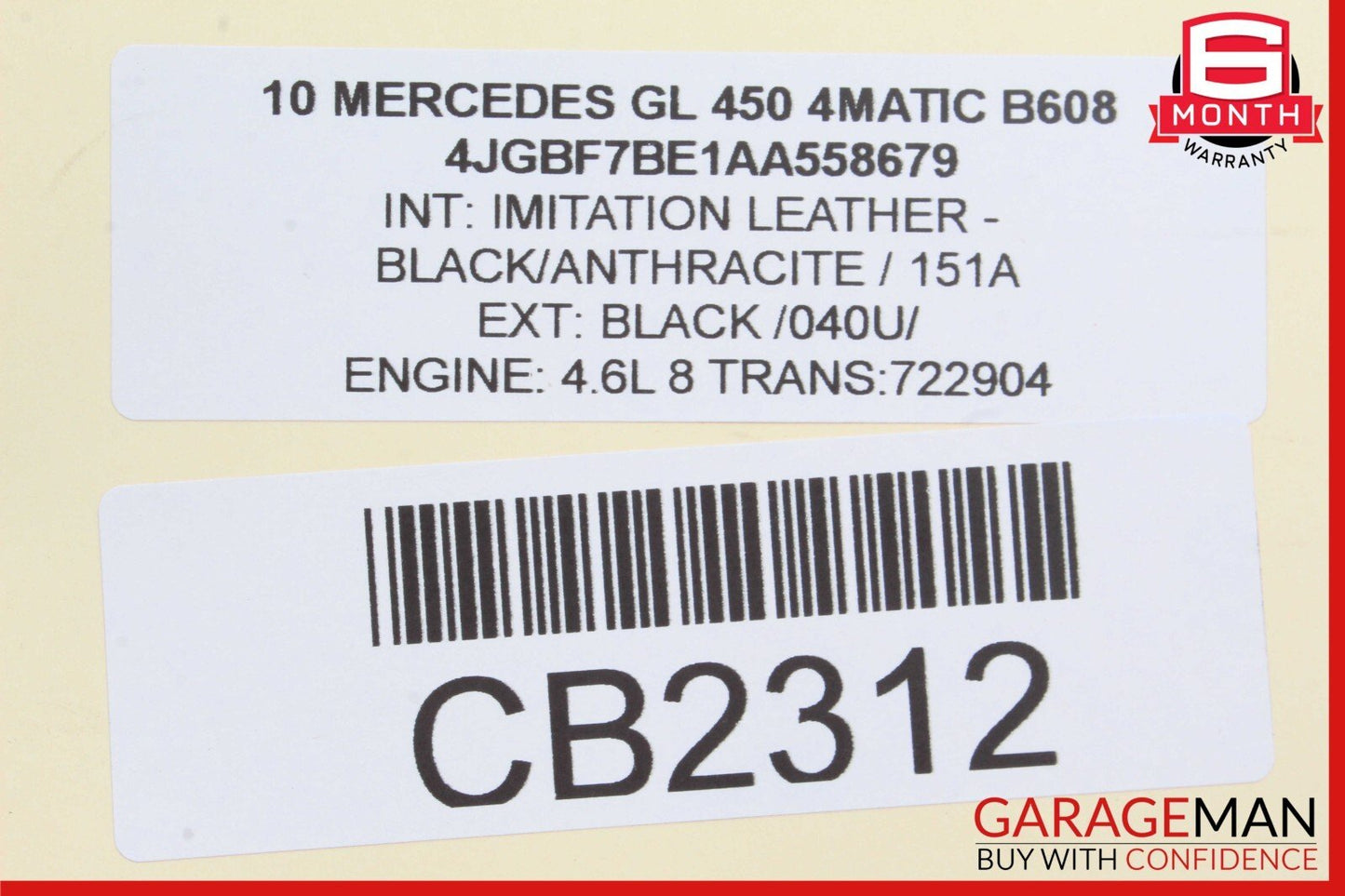 10-13 Mercedes X164 GL450 S550 E350 Sport Left Driver Side Fog Light Lamp OEM