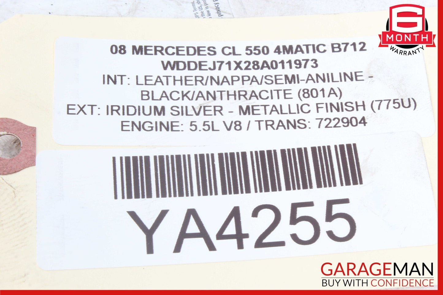 07-13 Mercedes W216 CL550 S550 Front Left Side Lower Control Arm