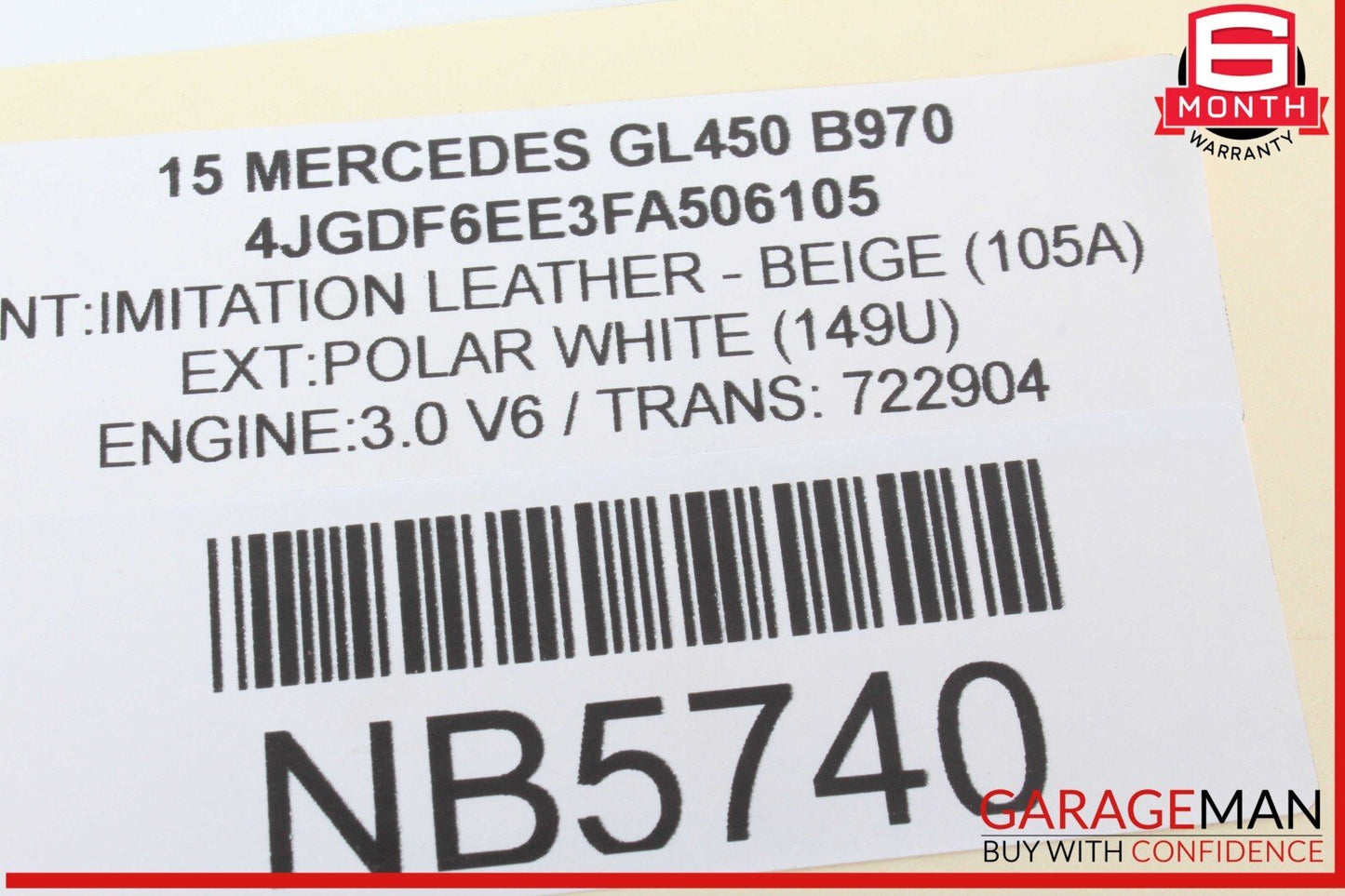 12-19 Mercedes X166 GL450 ML400 GLE350 Rear Right Side Door Control Module Unit