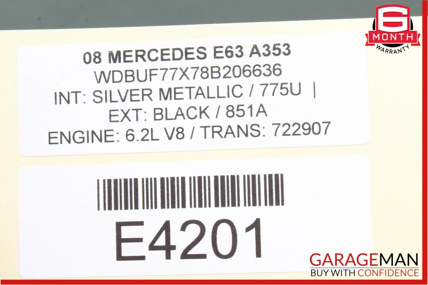 06-09 Mercedes W211 E63 SL65 Communication Control Module 2198200926 OEM
