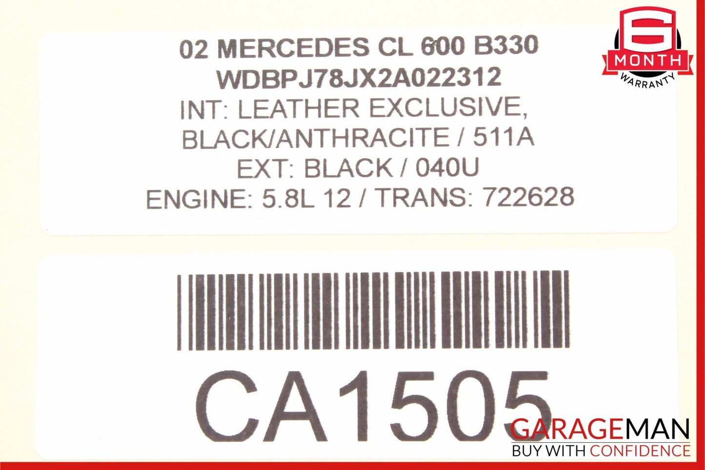 00-06 Mercedes CL600 SL500 E430 CLK500 Antenna Amplifier Booster Module Unit OEM