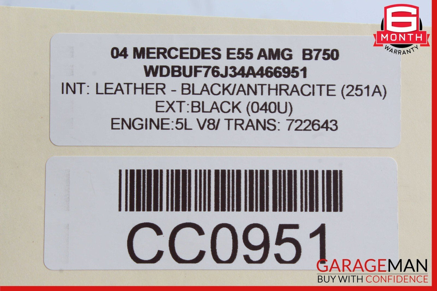 03-09 Mercedes W211 E55 AMG E550 Front Right Passenger Door Control Module OEM