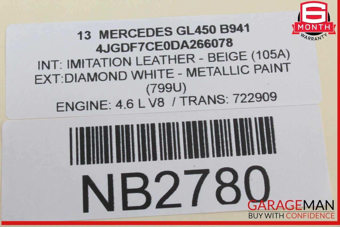 10-17 Mercedes X166 GL450 C250 C300 Sirius Satellite Radio Receiver Module Unit