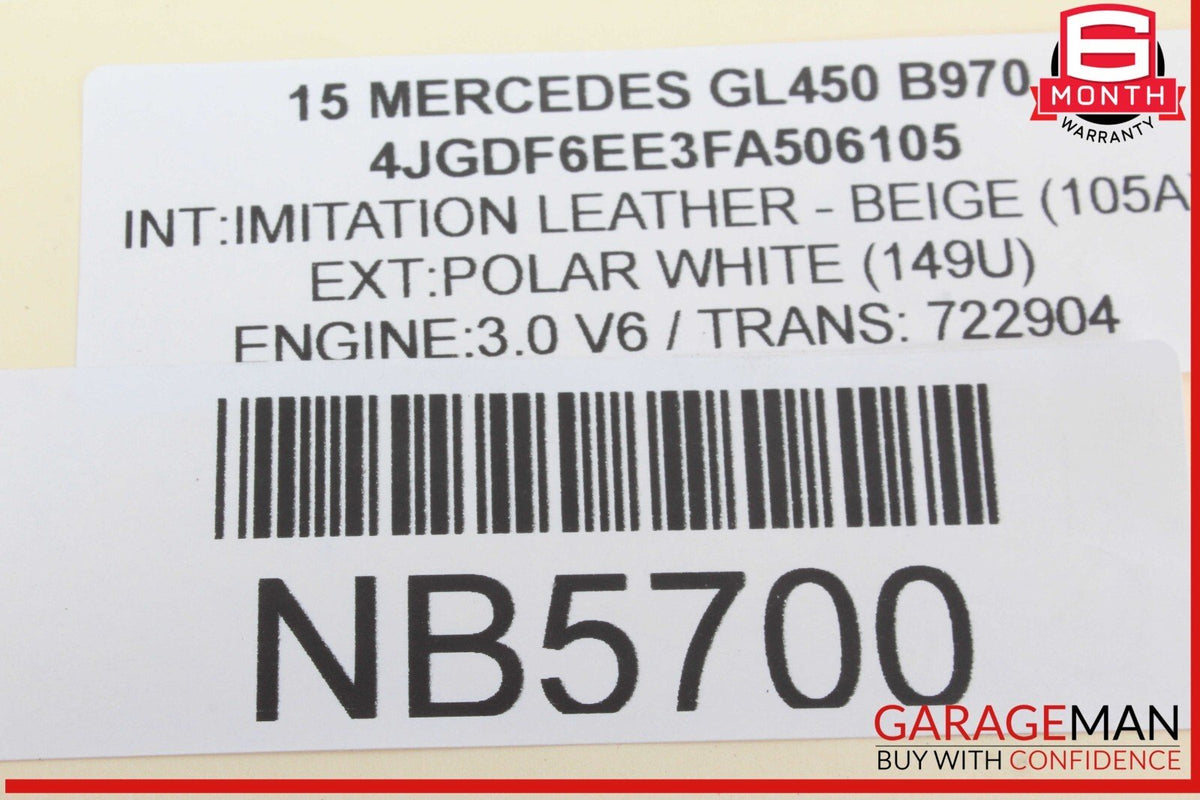 12-19 Mercedes X166 GL450 ML400 GLE350 Rear Left Side Door Control Module Unit