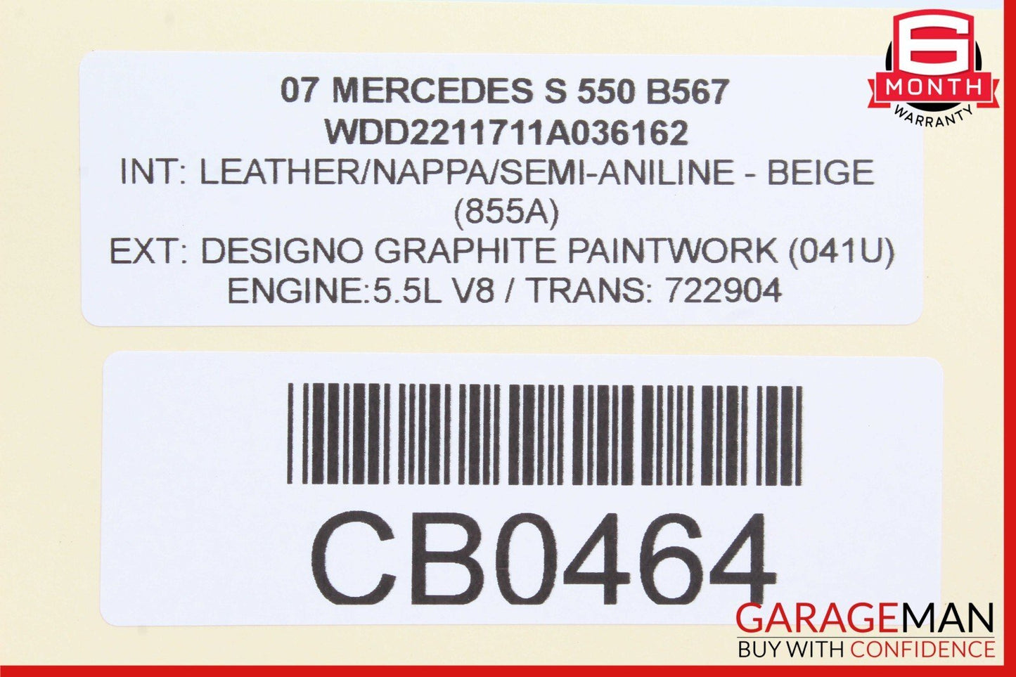 00-06 Mercedes W220 S500 CL500 PML BAS ABS ESP Control Module 0315450932 OEM