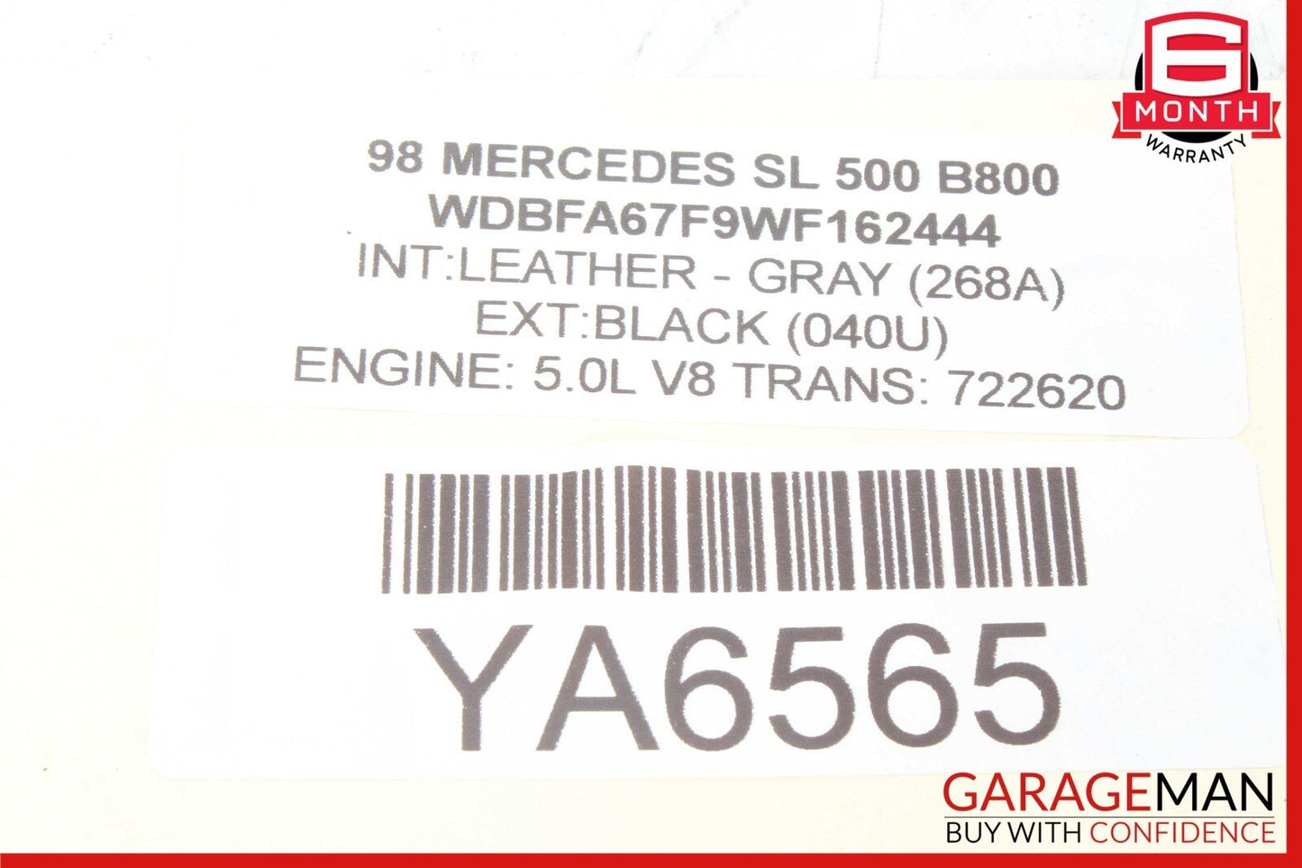 90-02 Mercedes R129 500SL SL500 Rear Right / Left Upper Control Arm OEM