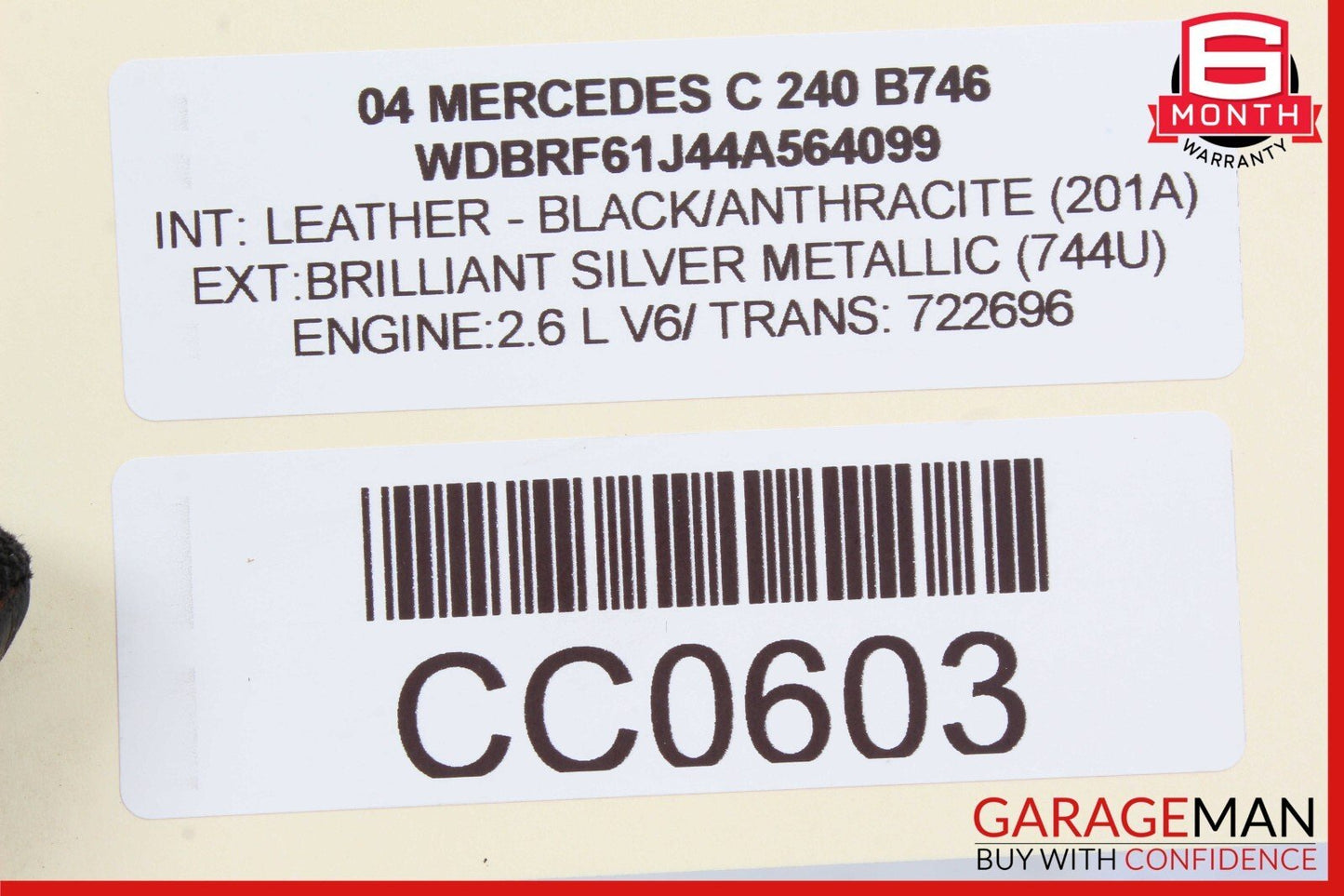 01-07 Mercedes W203 C230 C240 Front Left Side Door Controller Module Unit
