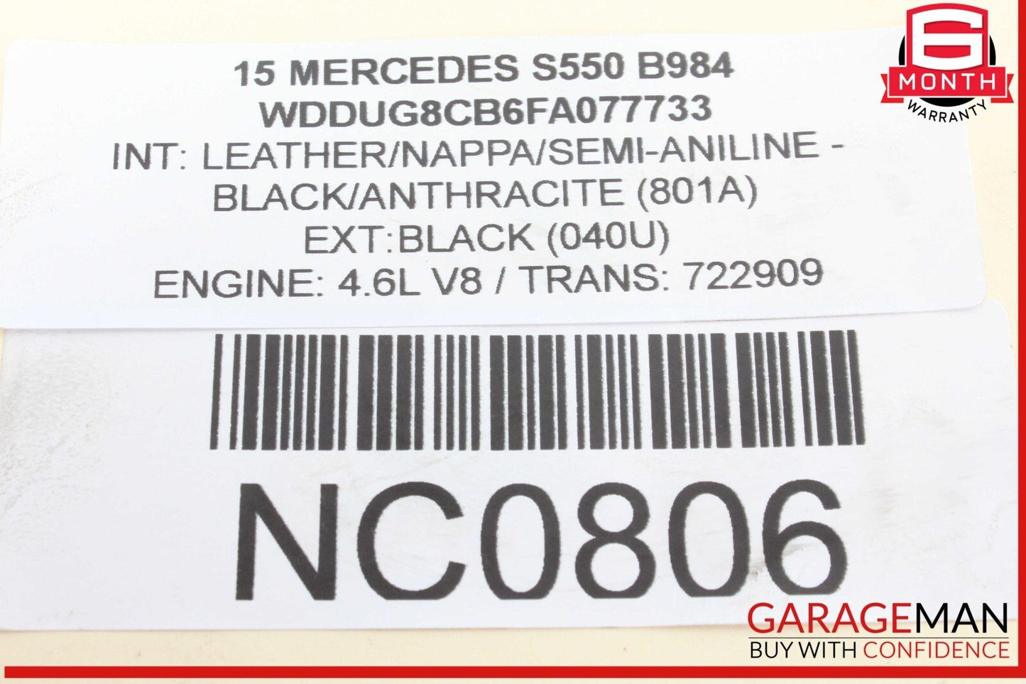 11-20 Mercedes W222 S550 S63 Engine Knock Sensor Set of 2 2789050000 OEM