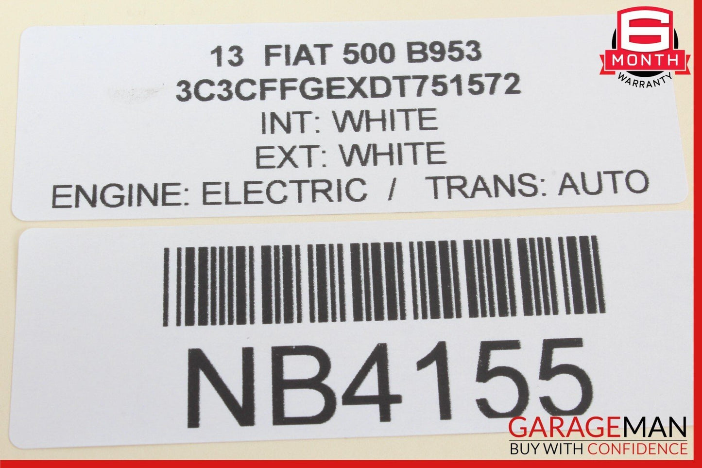 12-19 Fiat 500 Stability Yaw Rate Control Module Unit 68073504AA OEM
