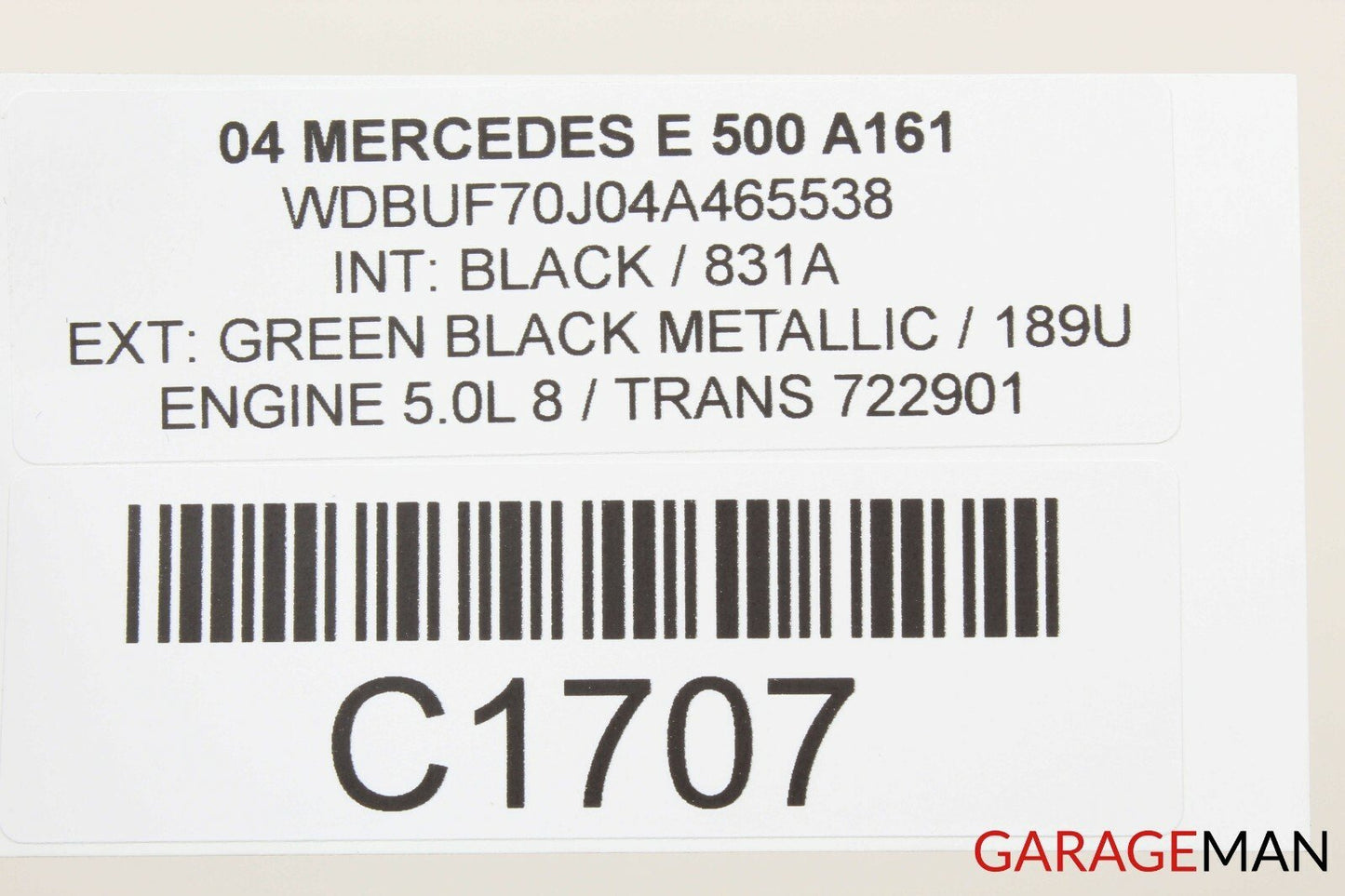 03-06 Mercedes W211 E500 Rear Right / Left Keyless Go Entry Control Module Q3