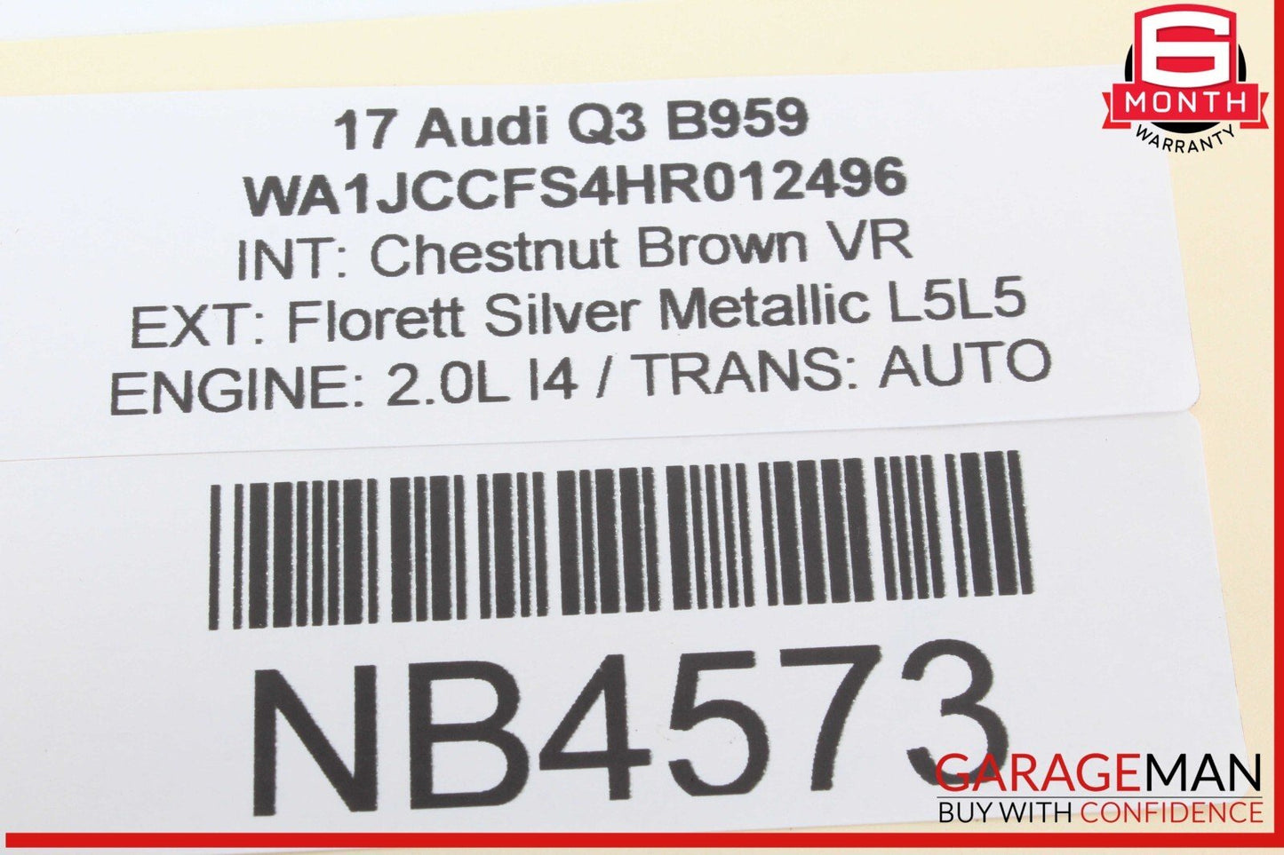 15-18 Audi Q3 Power Tailgate Liftgate Control Module Unit 8U0959107A OEM