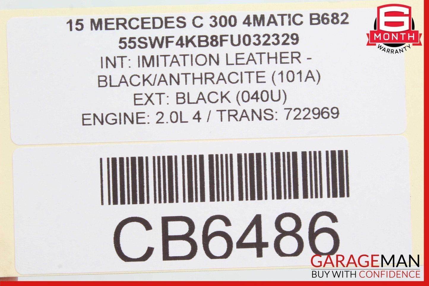 15-18 Mercedes W205 C350e Rear Right Side Door Control Module Unit 2059002813