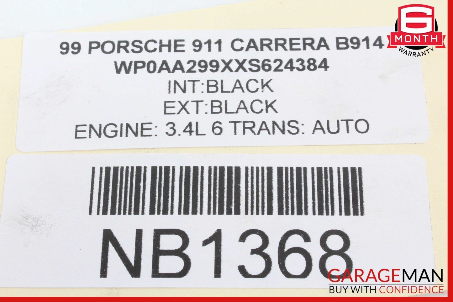 99-05 Porsche 911 996 Transmission Side Cover Plate 2929016390 OEM