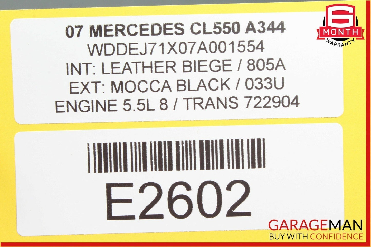 07-13 Mercedes W216 CL550 S550 Electronic Parking Button Control Switch Q04 OEM
