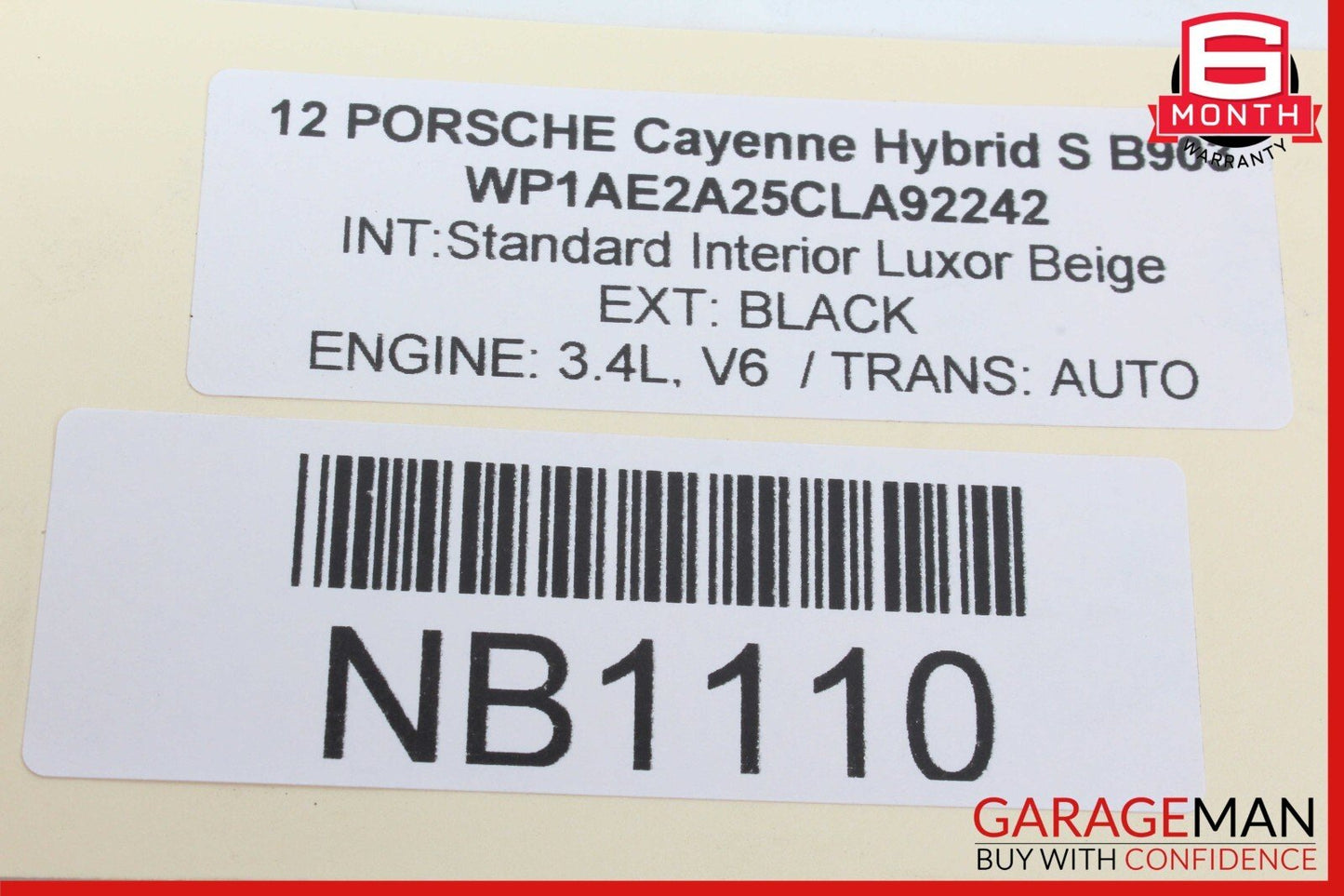 11-18 Porsche Cayenne 958 Front Right Door Lock Latch Actuator OEM