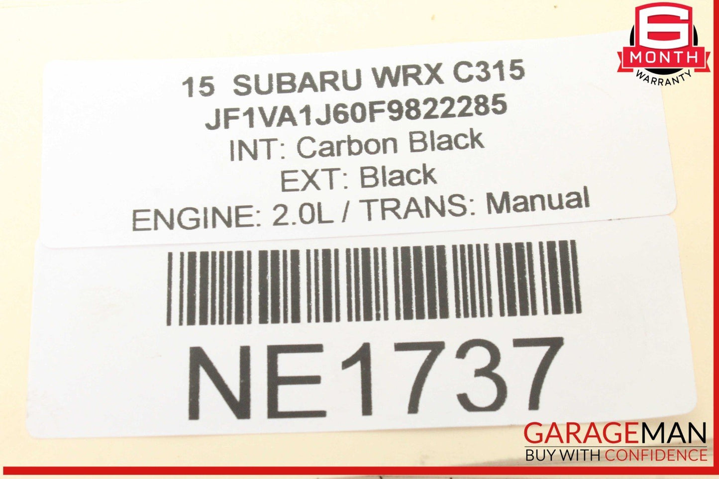 Subaru Unknown 61032VA091 / 61032 VA091 / 61032-VA091