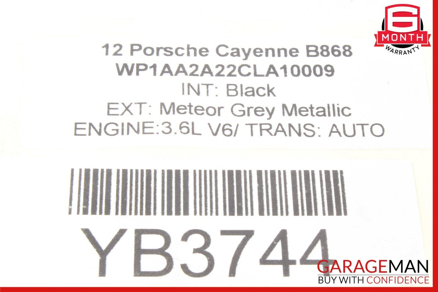 11-18 Porsche Cayenne 958 Hybrid S Rear Right or Left Tie Rod Control Arm OEM