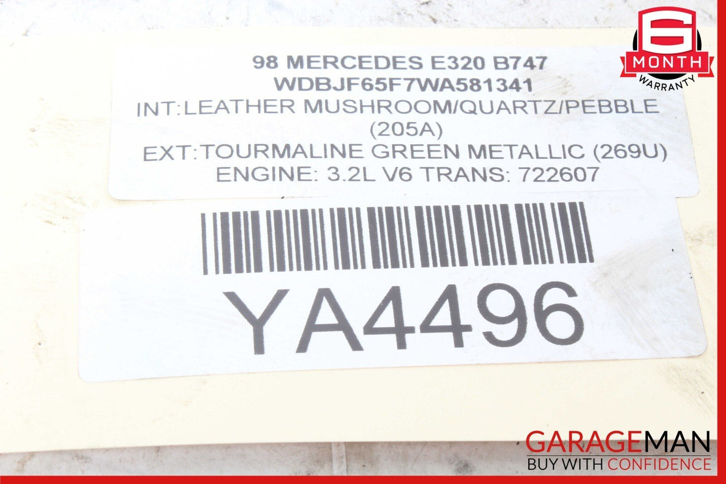 96-02 Mercedes W210 E320 E430 Rear Right / Left Upper Forward Control Arm OEM