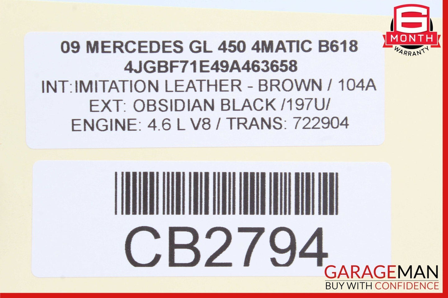 03-12 Mercedes X164 GL450 SLK350 Front Right Seat Control Module 2118704585 OEM