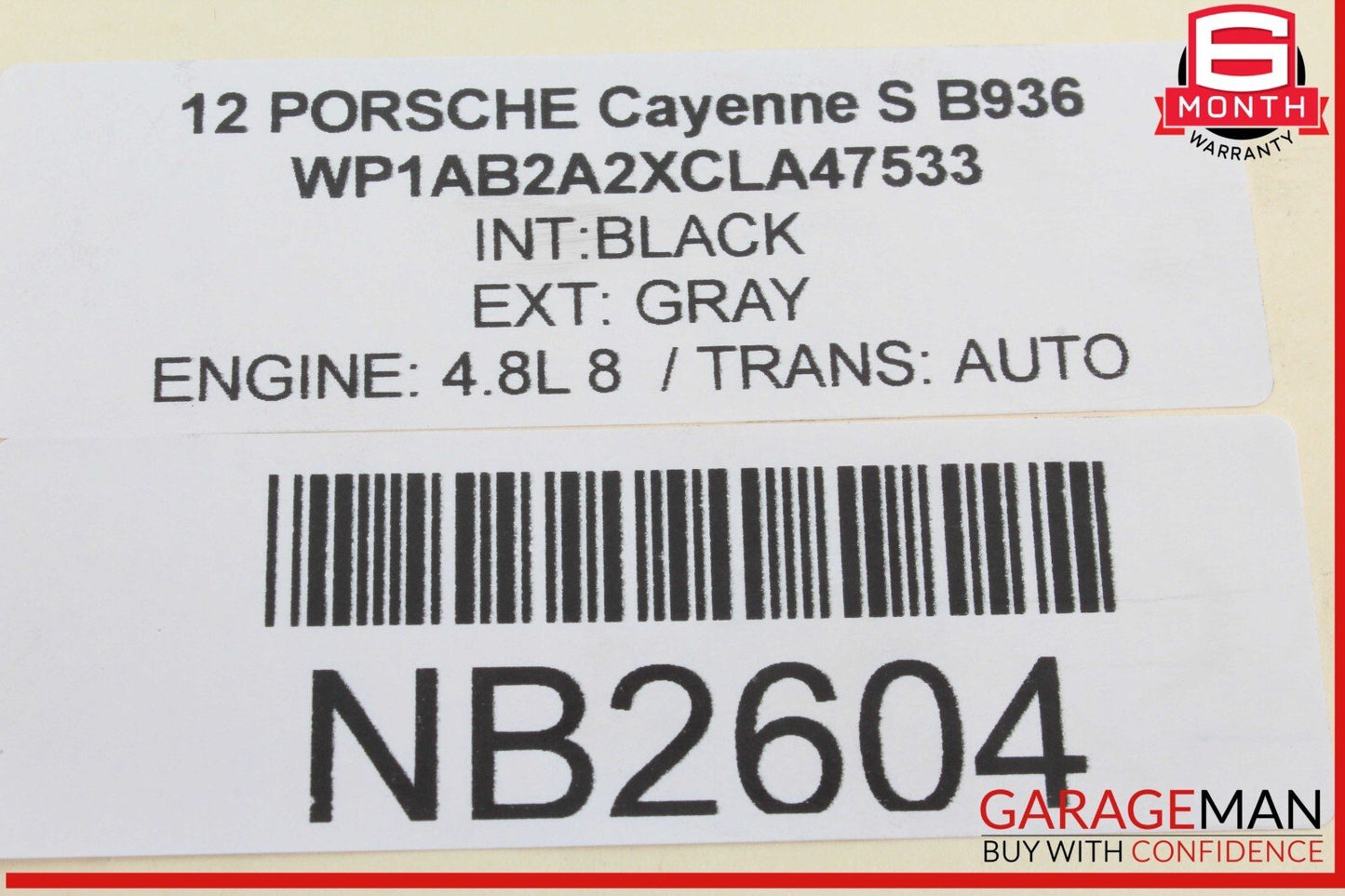 11-18 Porsche Cayenne S 958 Front Left Side Door Window Regulator Motor Unit OEM