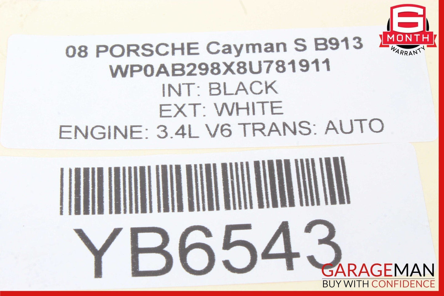 05-12 Porsche Cayman 987 Boxster Dashboard Dash A/C AC Air Vent OEM